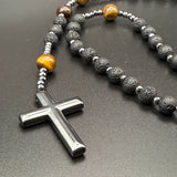 Obsidian Faith Rosary – Urban Spirit Edition