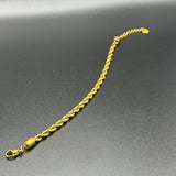 Golden Rope Bracelet – Classic Glow Edition