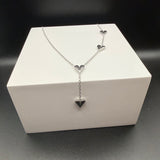 SLSignature Necklace – Silver Heart Drop