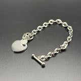 SL Signature Bracelet- Silver Pulse Heart