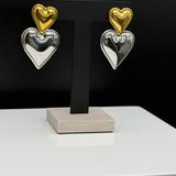 SL Signature Earring- Dual Heart Icon