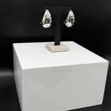SL Signature Earring- Chrystal Chrome Drip