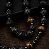 SL Signature Necklace - Obsidian Faith Rosary