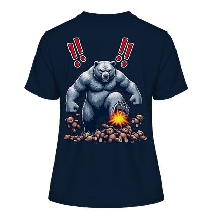 Teddy Terror - Fitted Ladies Organic Shirt