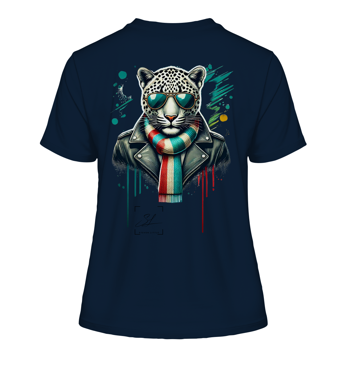 Urban Leopard - Fitted Ladies Organic Shirt