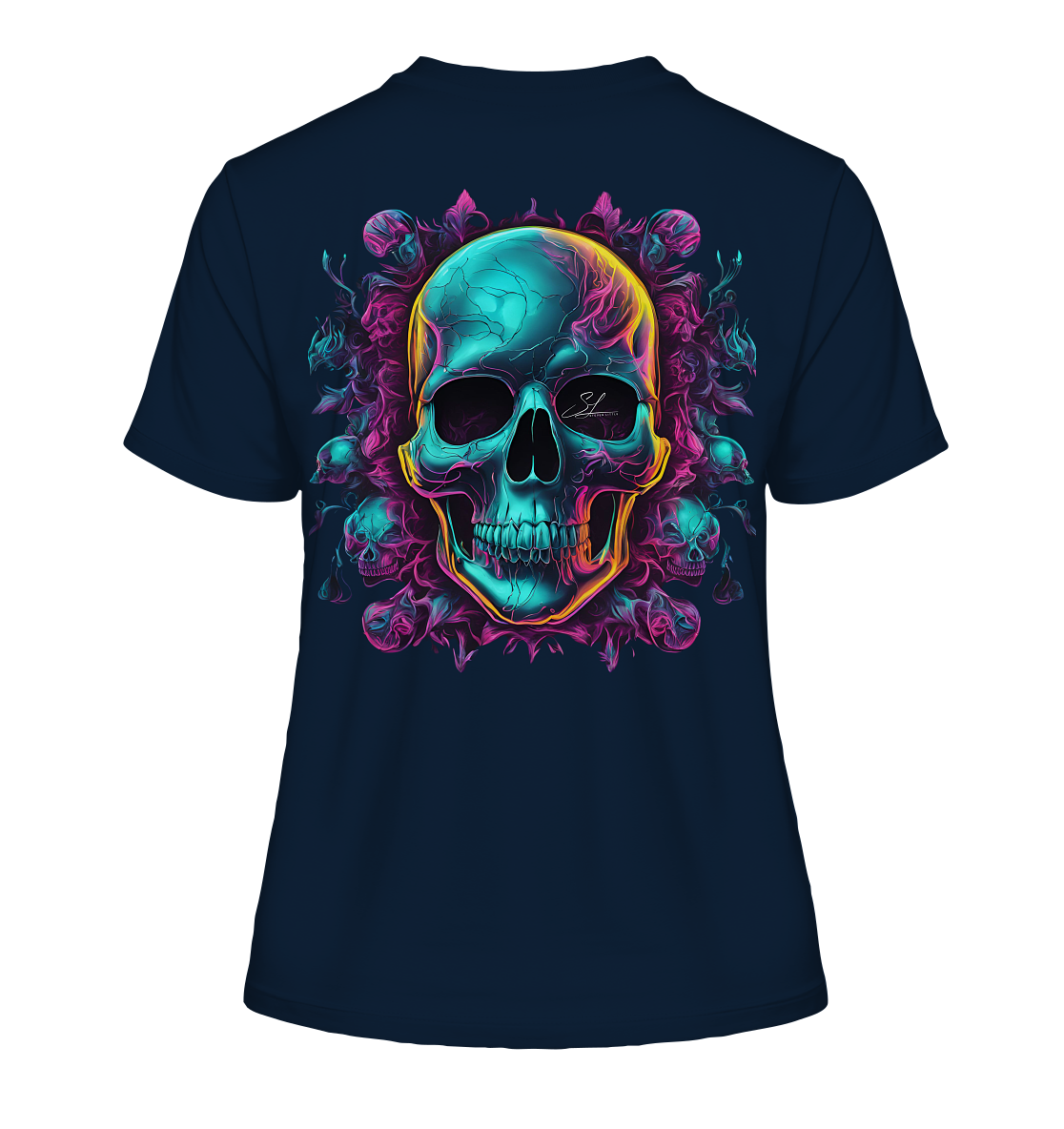 Galactic Skull - Fitted Ladies Organic Shirt