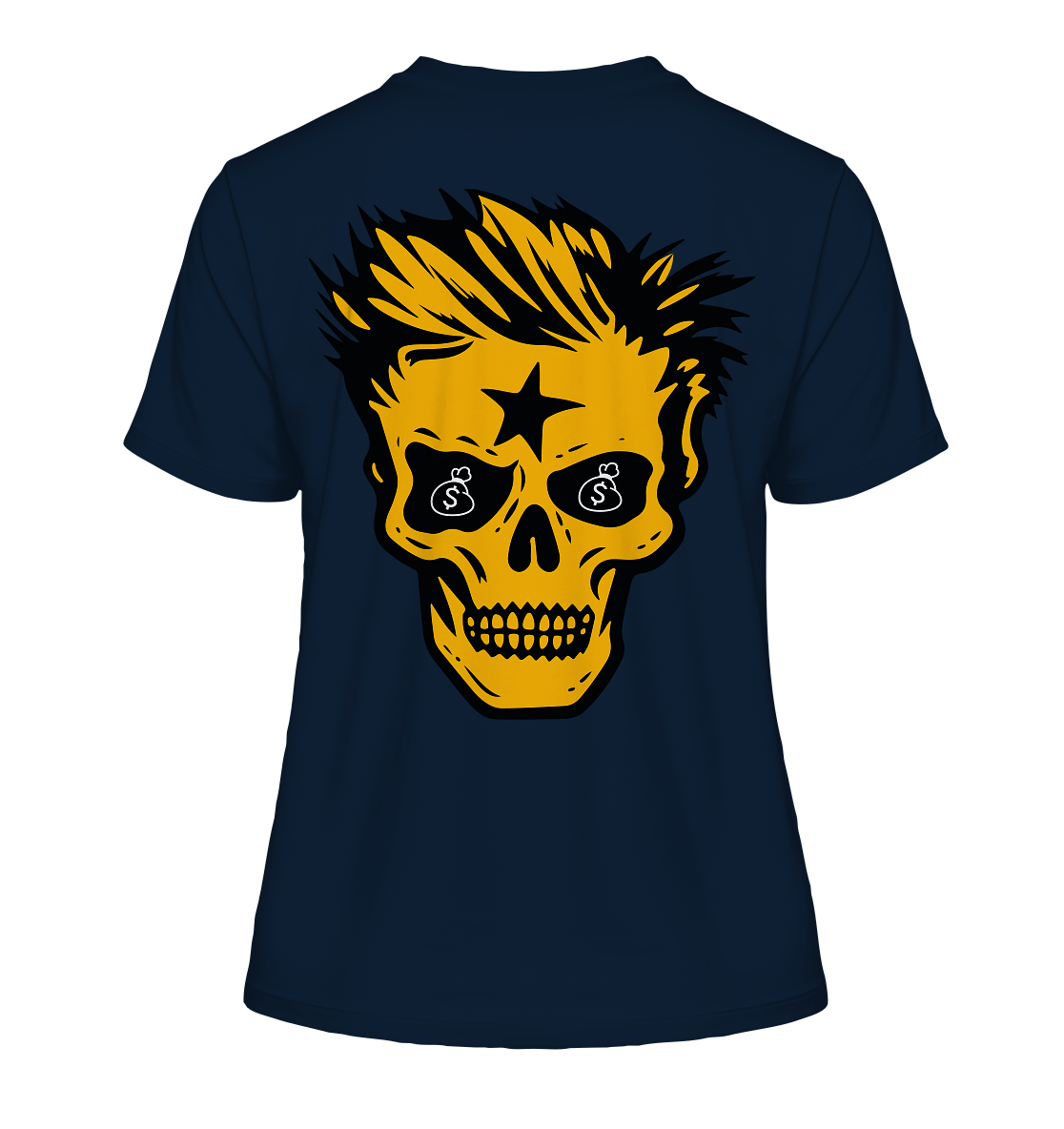 Golden Skull Dreams - Chemise bio ajustée pour femme