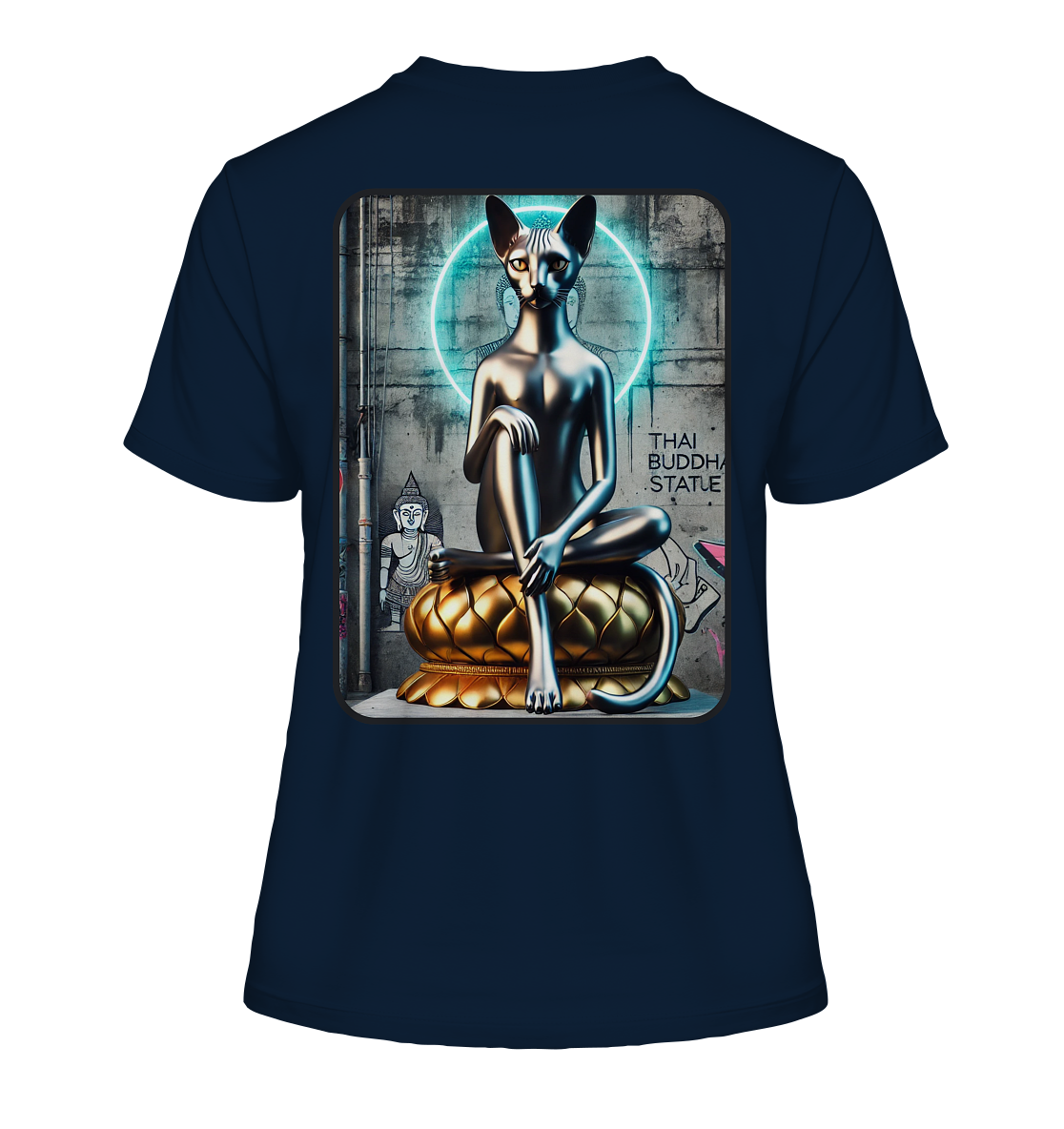 Mystic Cat - Fitted Ladies Organic Shirt