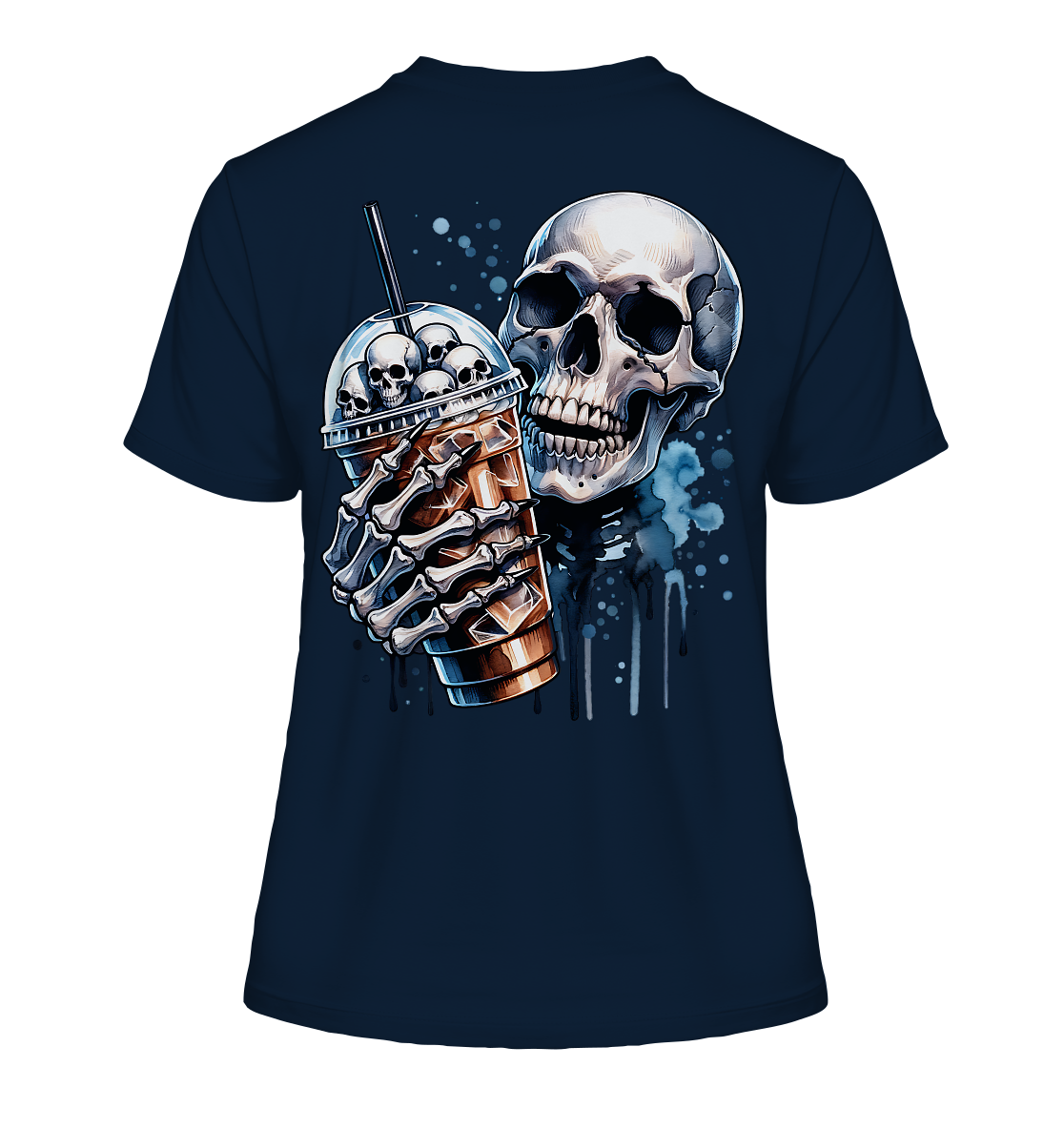 Chill Skull - Fitted Ladies Organic Shirt