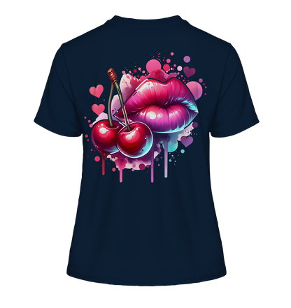 Cherry Kiss - Fitted Ladies Organic Shirt