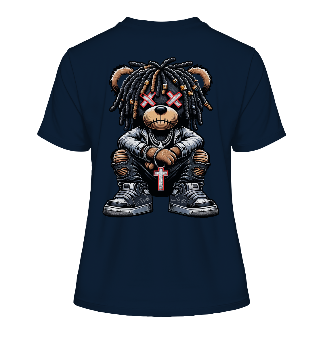 Badass Teddy - Fitted Organic Shirt
