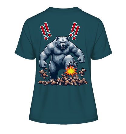 Teddy Terror - Fitted Ladies Organic Shirt