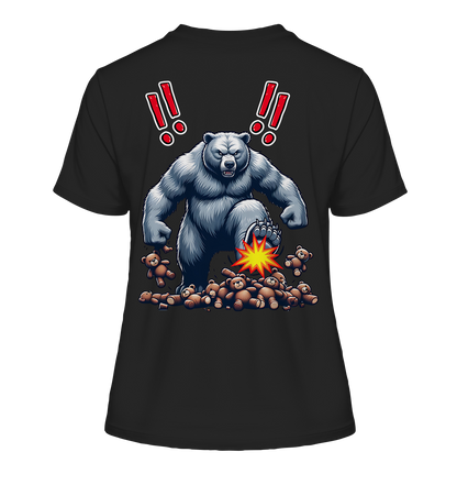 Teddy Terror - Fitted Ladies Organic Shirt