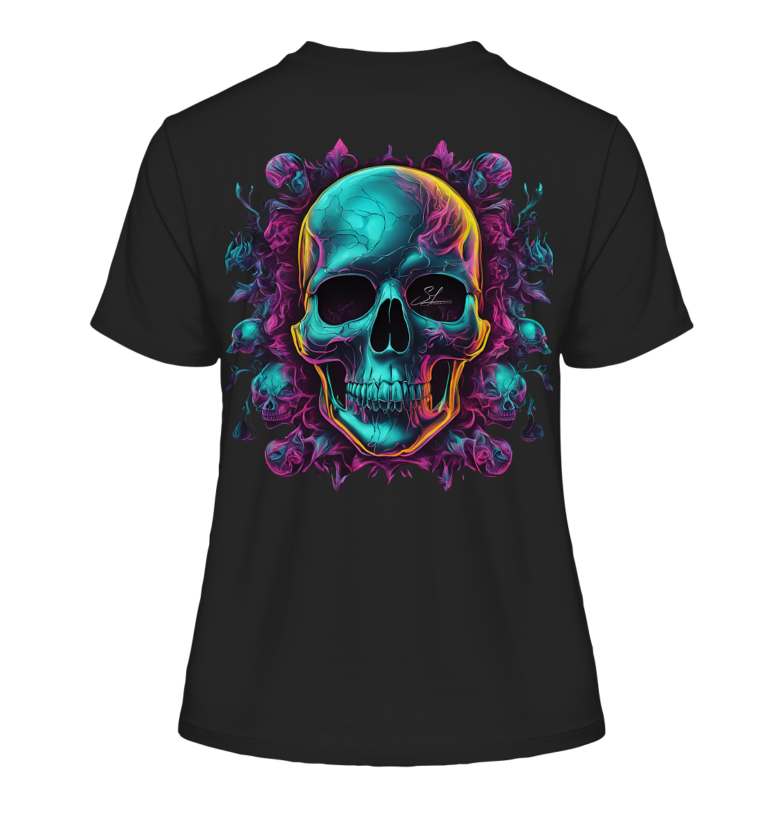 Galactic Skull - Fitted Ladies Organic Shirt