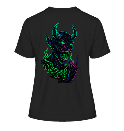Neon Hellfire - Fitted Ladies Organic Shirt