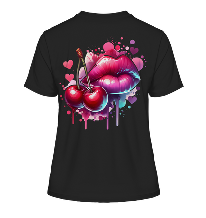 Cherry Kiss - Fitted Ladies Organic Shirt