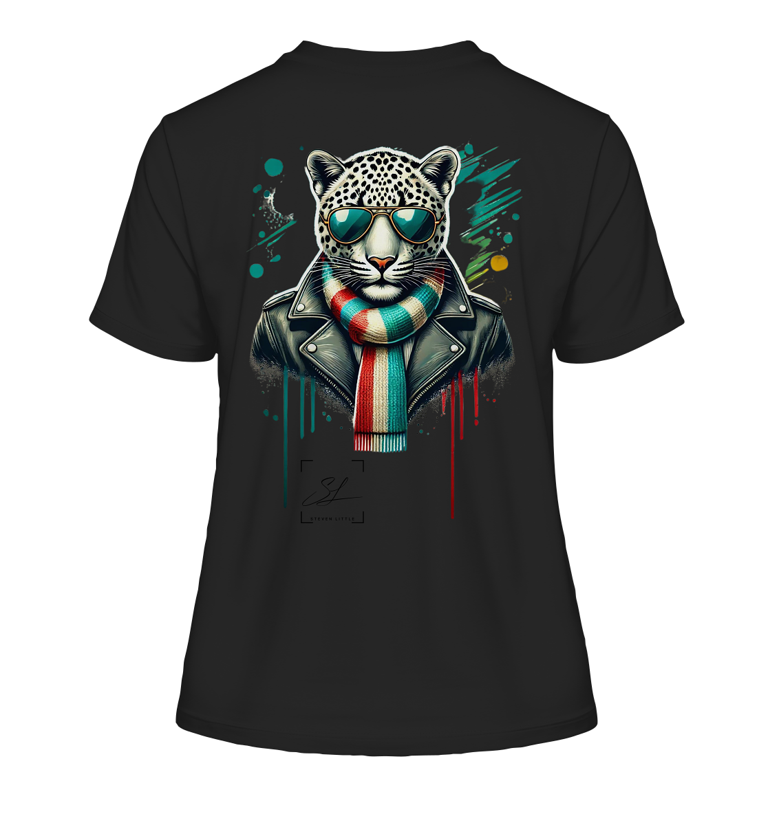 Urban Leopard - Fitted Ladies Organic Shirt