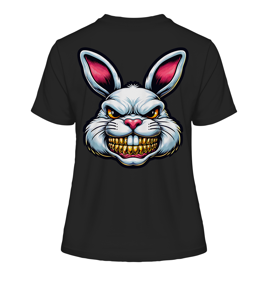 ToothBunny Terror - Fitted Ladies Organic Shirt