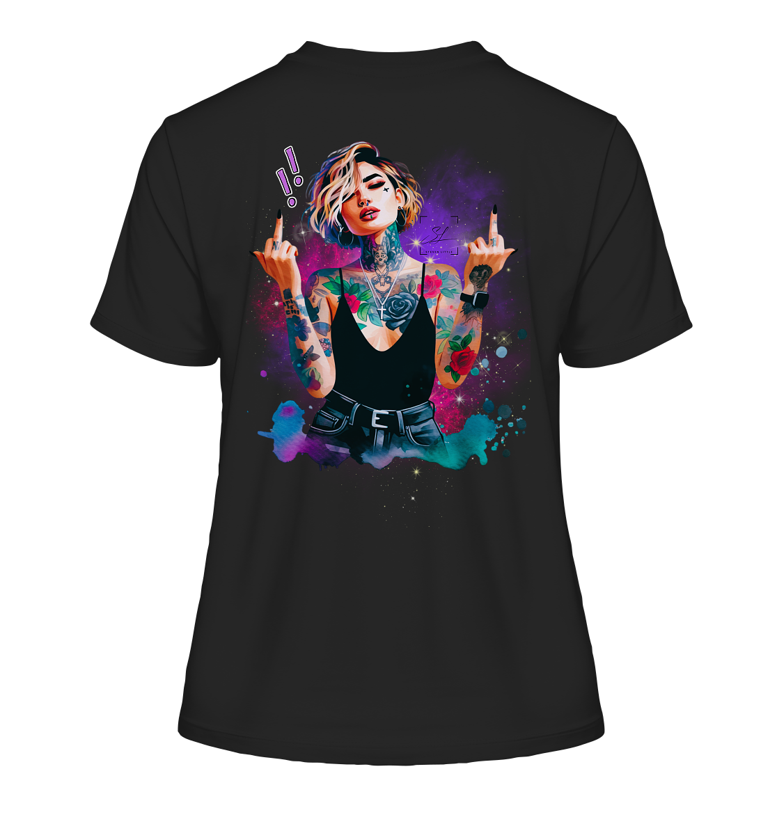 Rebel Rose - Fitted Ladies Organic Shirt