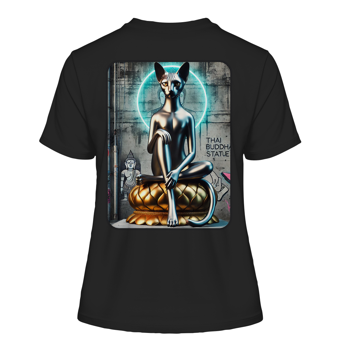 Mystic Cat - Fitted Ladies Organic Shirt