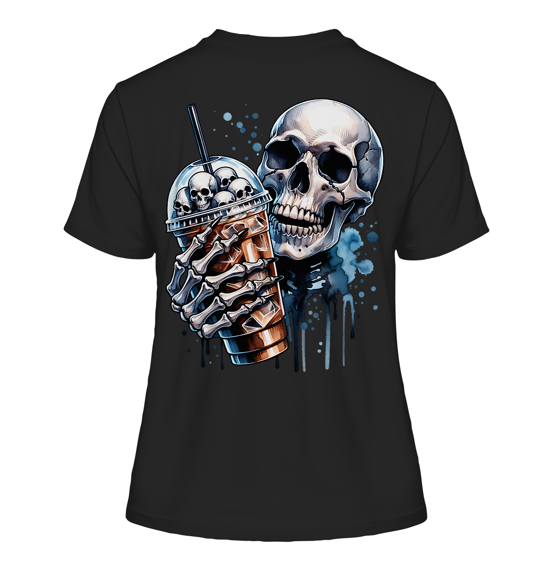 Chill Skull - Fitted Ladies Organic Shirt