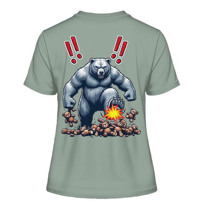 Teddy Terror - Fitted Ladies Organic Shirt