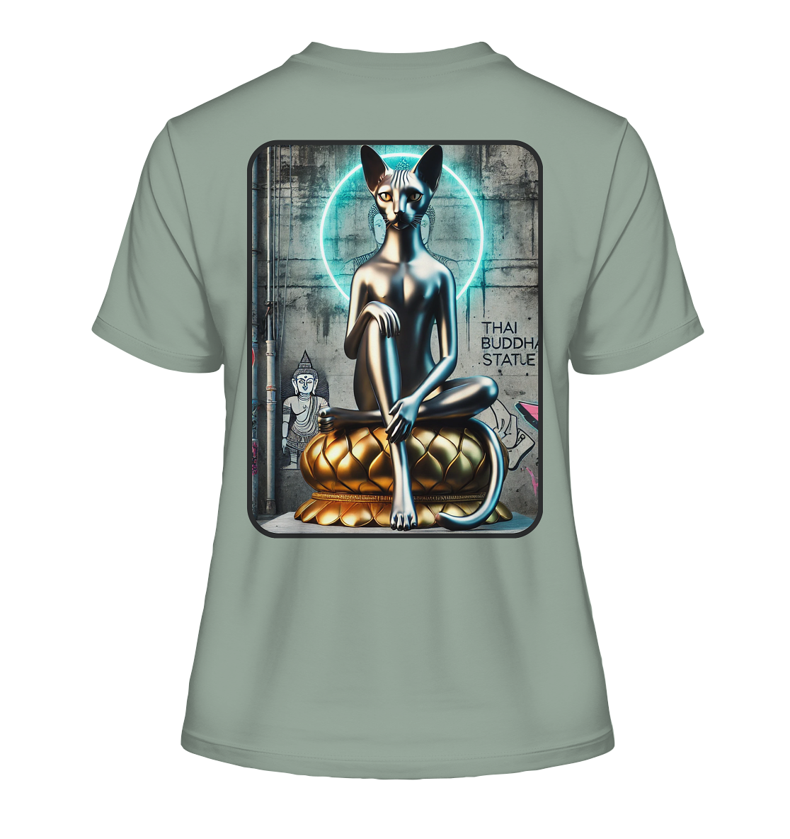Mystic Cat - Fitted Ladies Organic Shirt