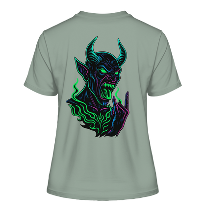 Neon Hellfire - Fitted Ladies Organic Shirt