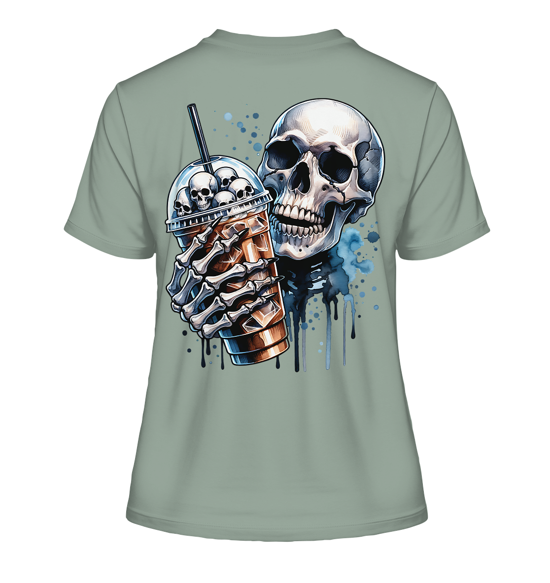Chill Skull - Fitted Ladies Organic Shirt