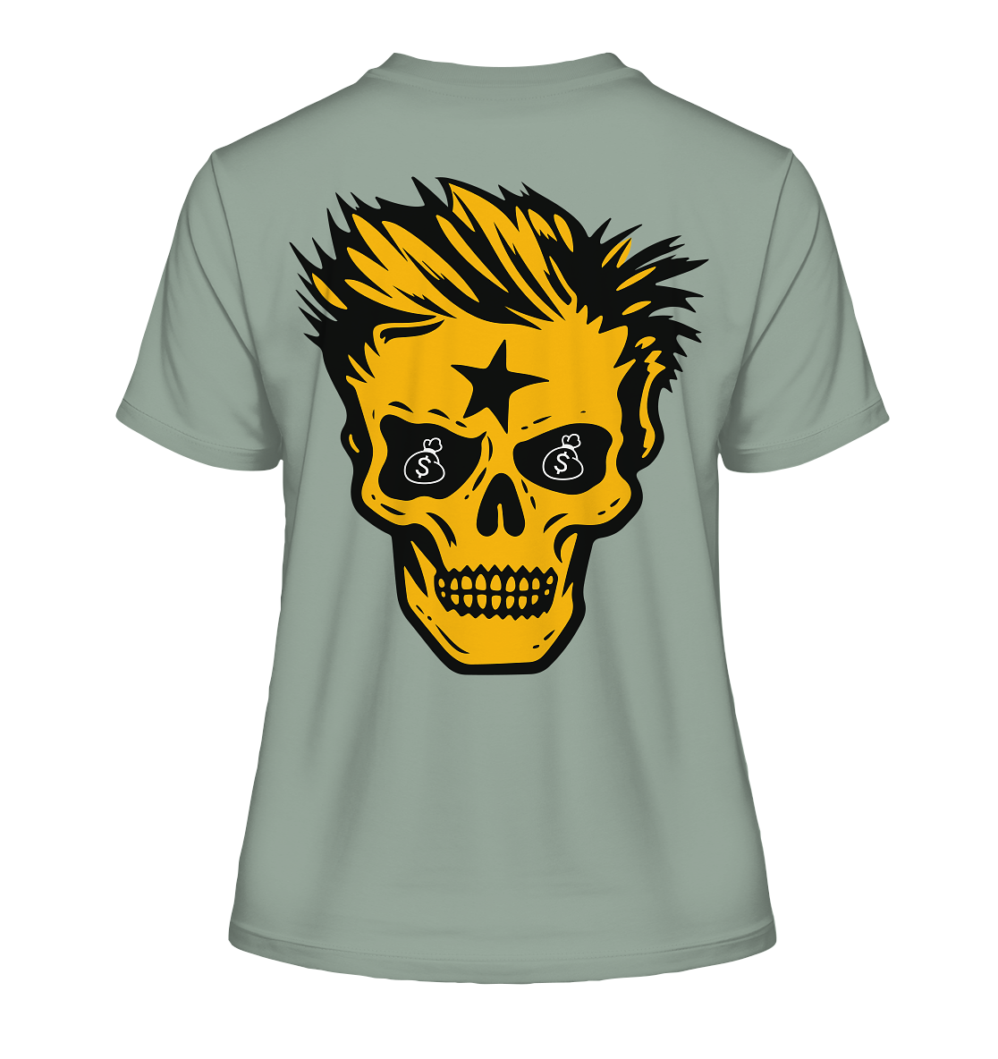 Golden Skull Dreams - Chemise bio ajustée pour femme