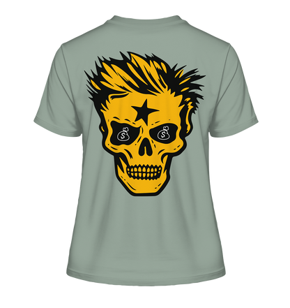 Golden Skull Dreams - Chemise bio ajustée pour femme
