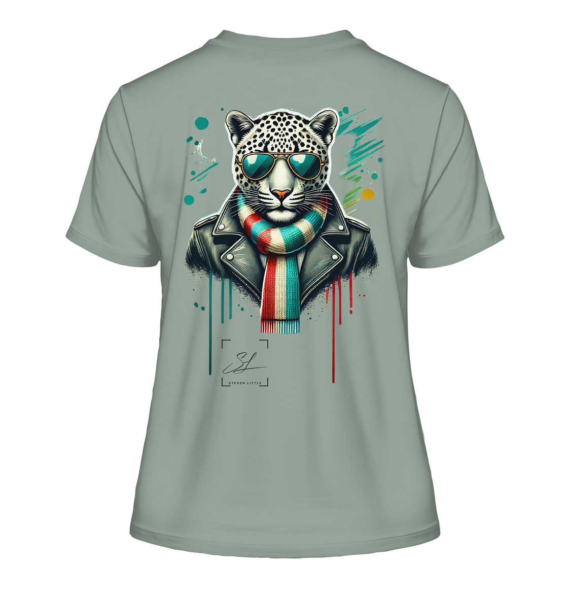 Urban Leopard - Fitted Ladies Organic Shirt