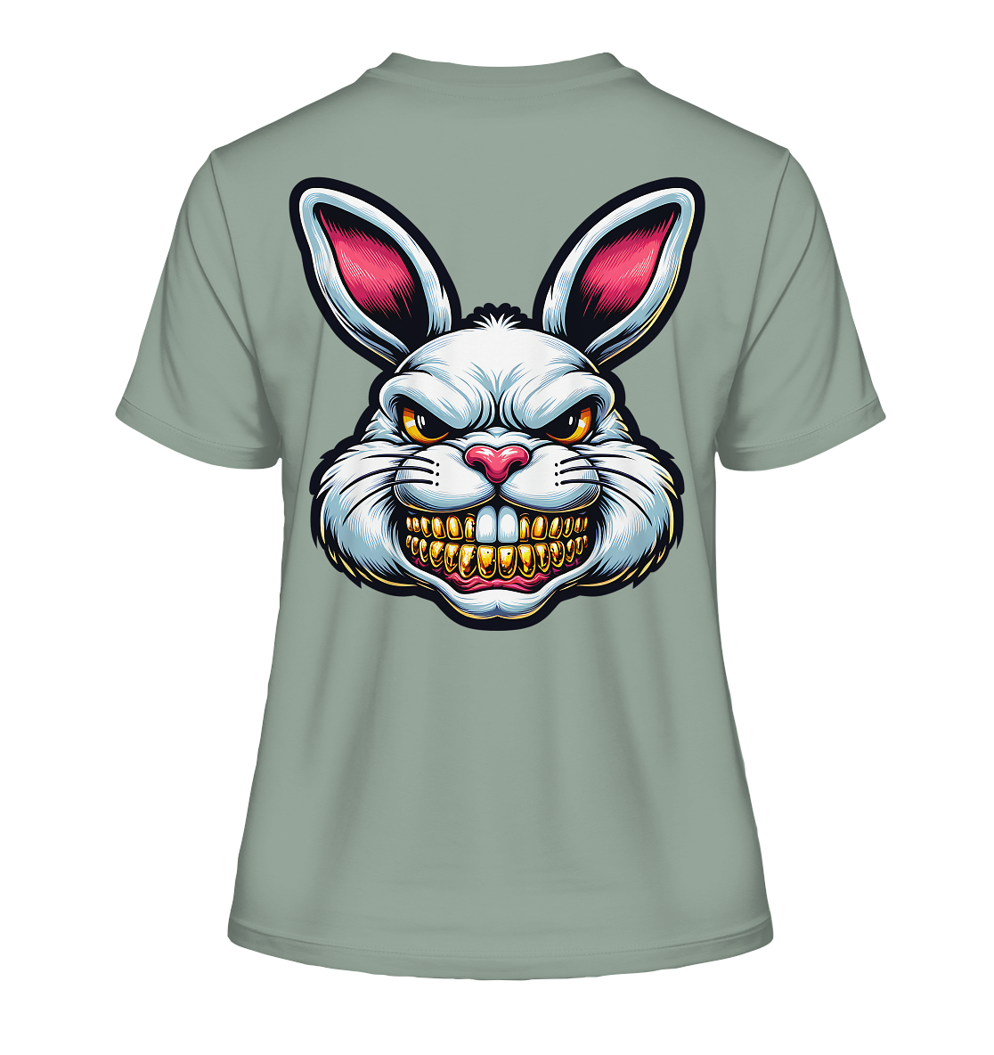 ToothBunny Terror - Fitted Ladies Organic Shirt
