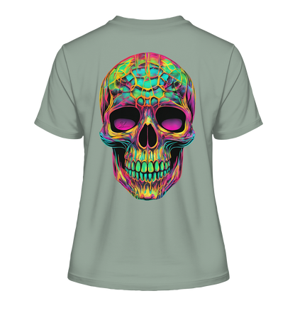 Psychedelic Skull - Fitted Ladies Organic Shirt