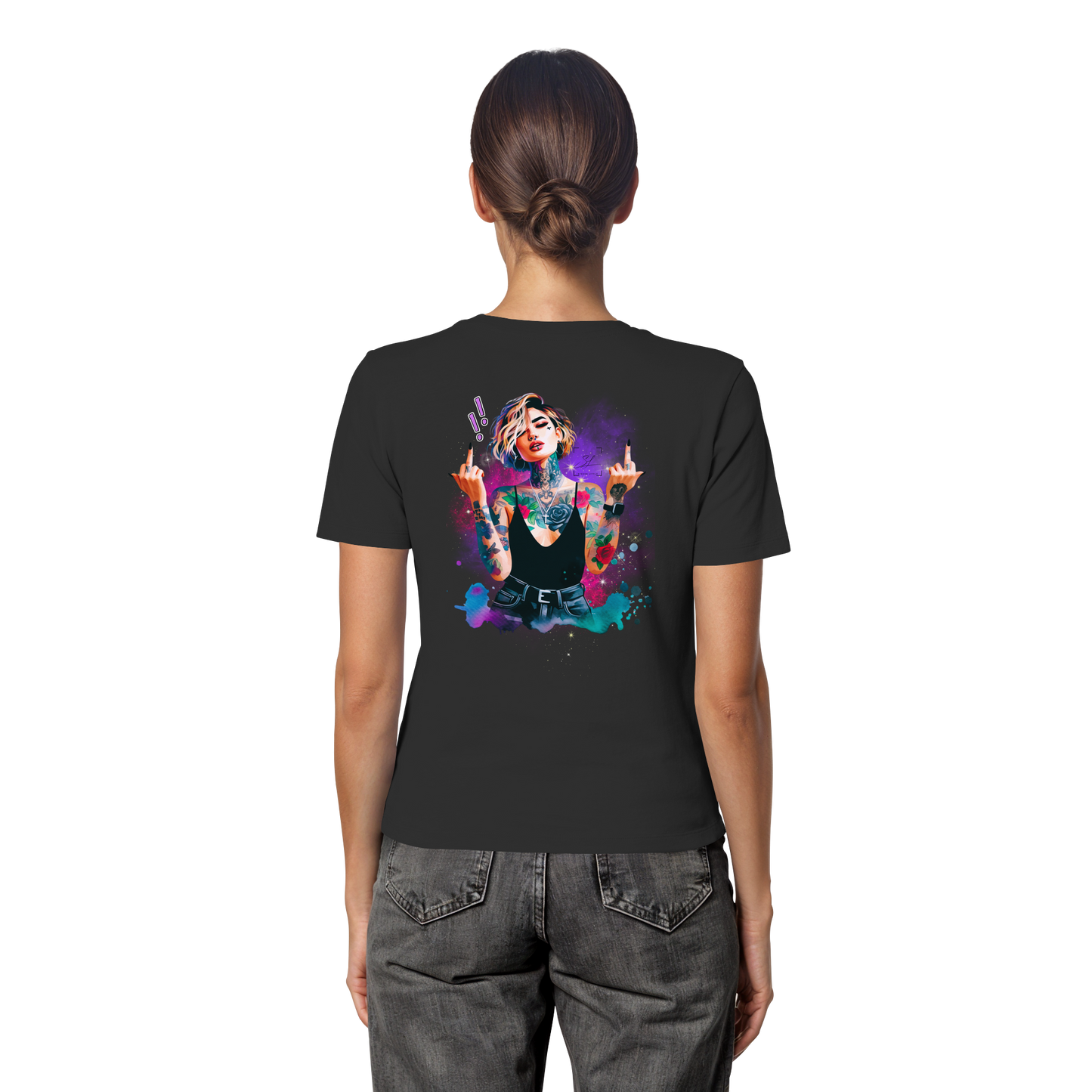 Rebel Rose - Fitted Ladies Organic Shirt