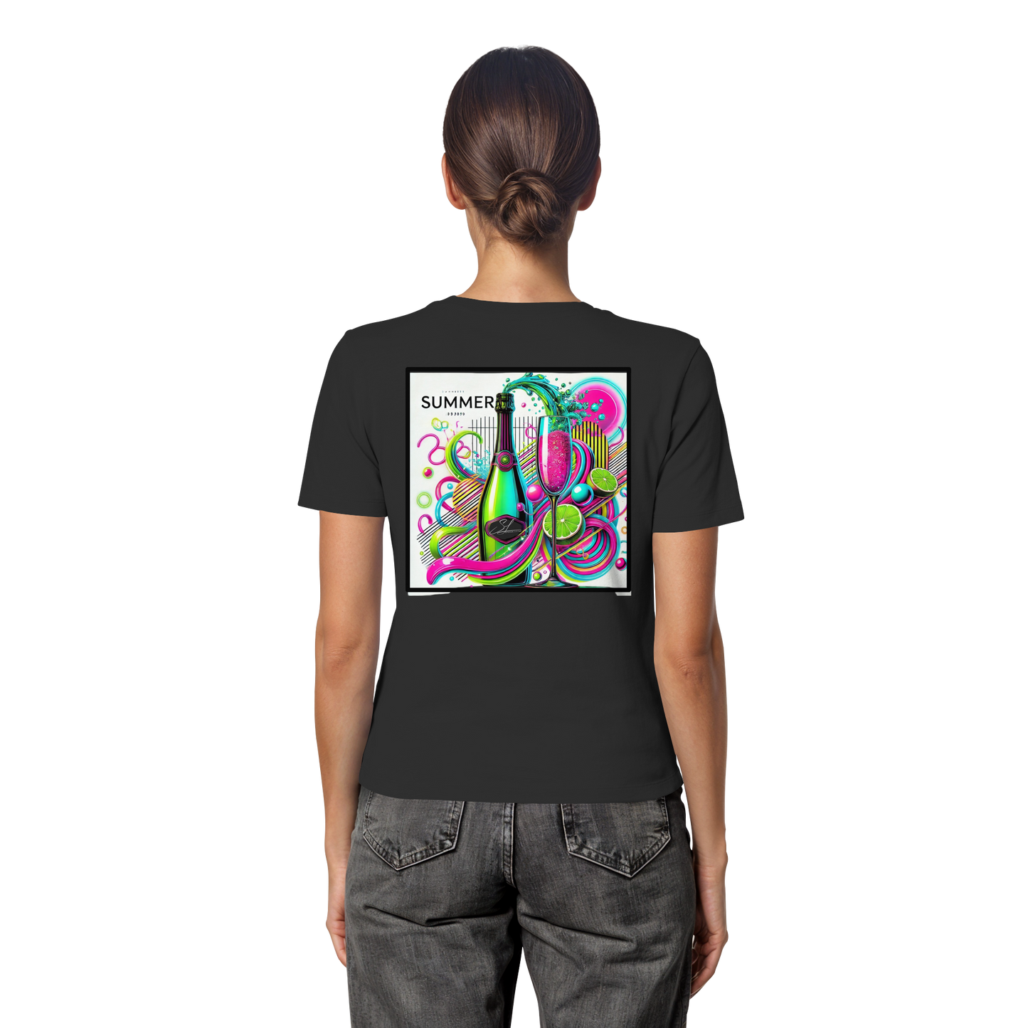 Neon Fresh - Fitted Ladies Organic Shirt