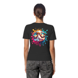 Sunset Vibes Dice - Fitted Ladies Organic Shirt