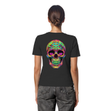Psychedelic Skull - Fitted Ladies Organic Shirt