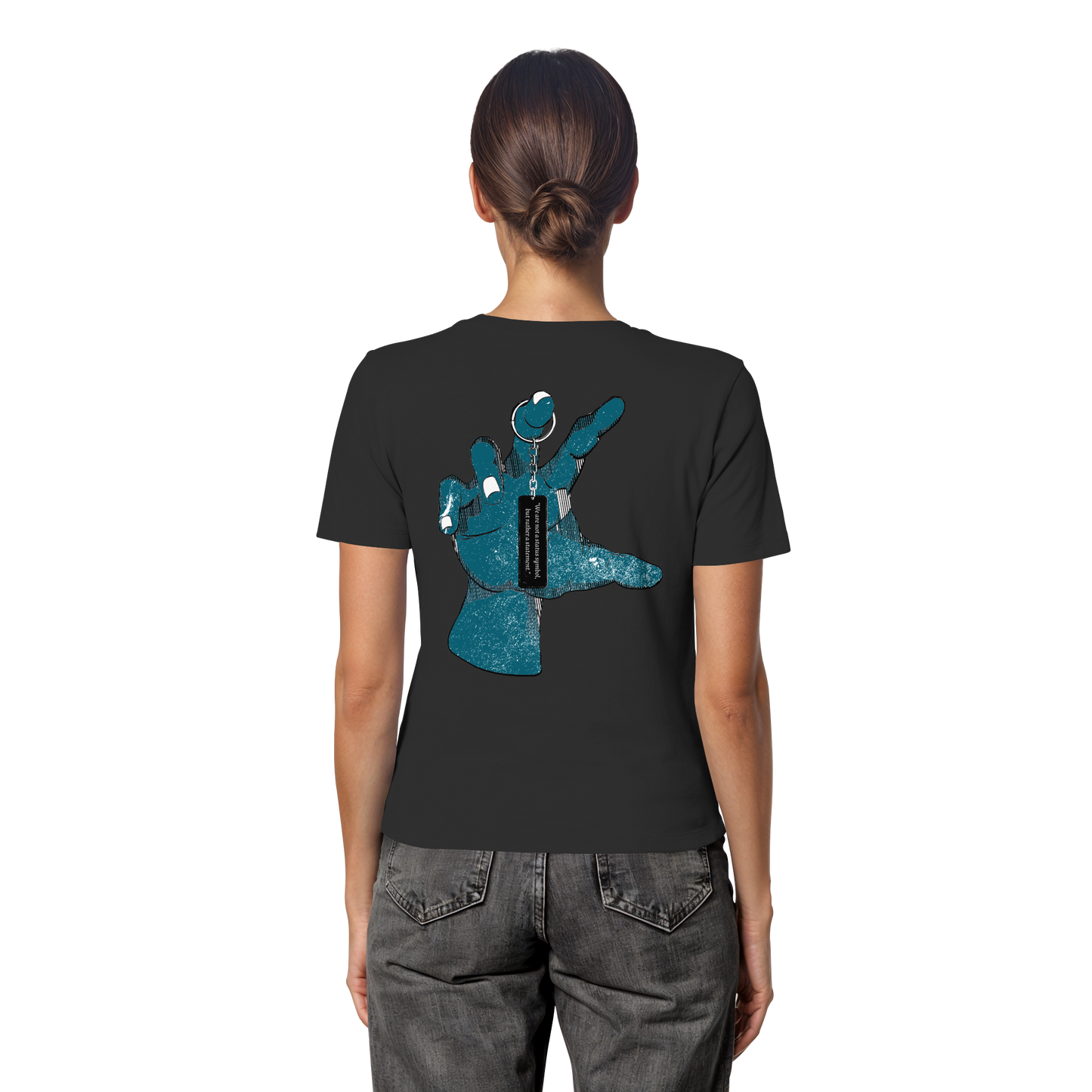 Statement Hand - Fitted Ladies Organic Shirt