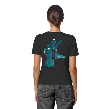 Statement Hand - Fitted Ladies Organic Shirt