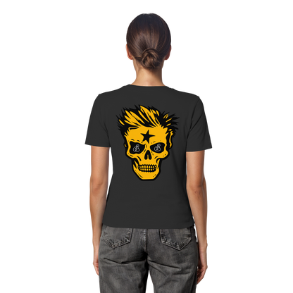 Golden Skull - Fitted Ladies Organic Shirt