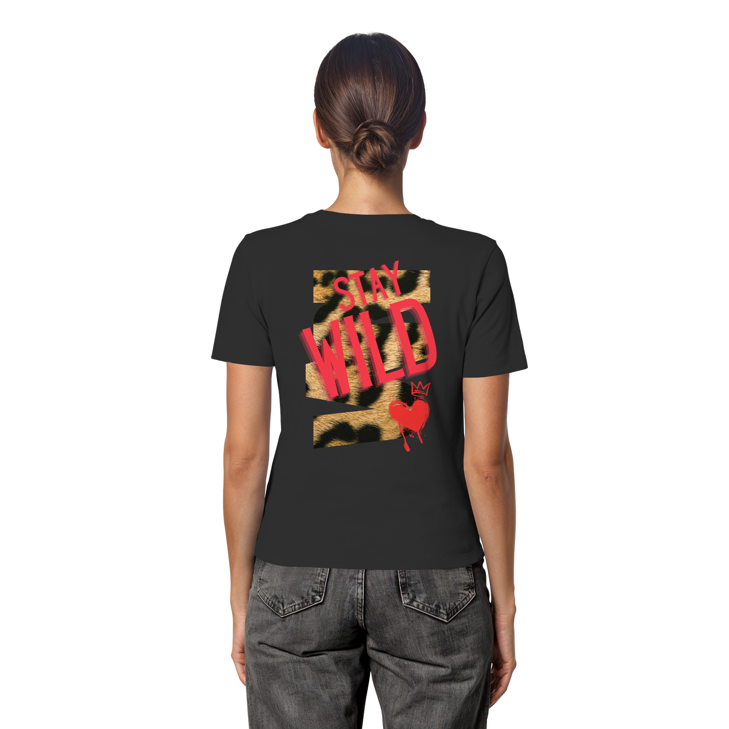 Stay Wild - Fitted Ladies Organic Shirt