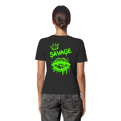Kiss of Attitude - Fitted Ladies Organic Shirt
