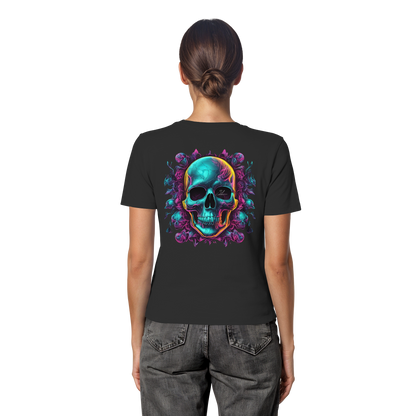 Galactic Skull - Fitted Ladies Organic Shirt