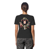 Jungle Ink Monkey - Fitted Ladies Organic Shirt
