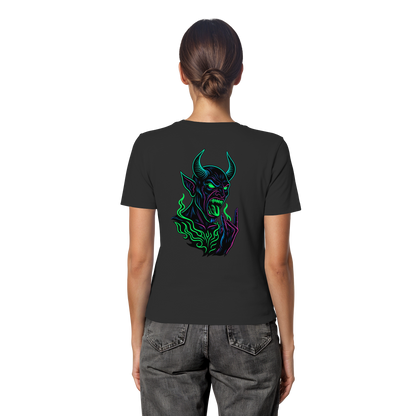 Neon Hellfire - Fitted Ladies Organic Shirt