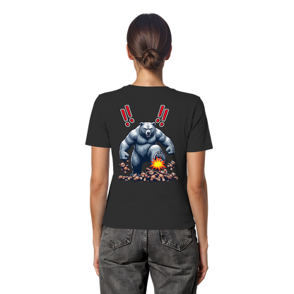Teddy Terror - Fitted Ladies Organic Shirt