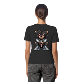 Bad Ass Teddy - Fitted Ladies Organic Shirt