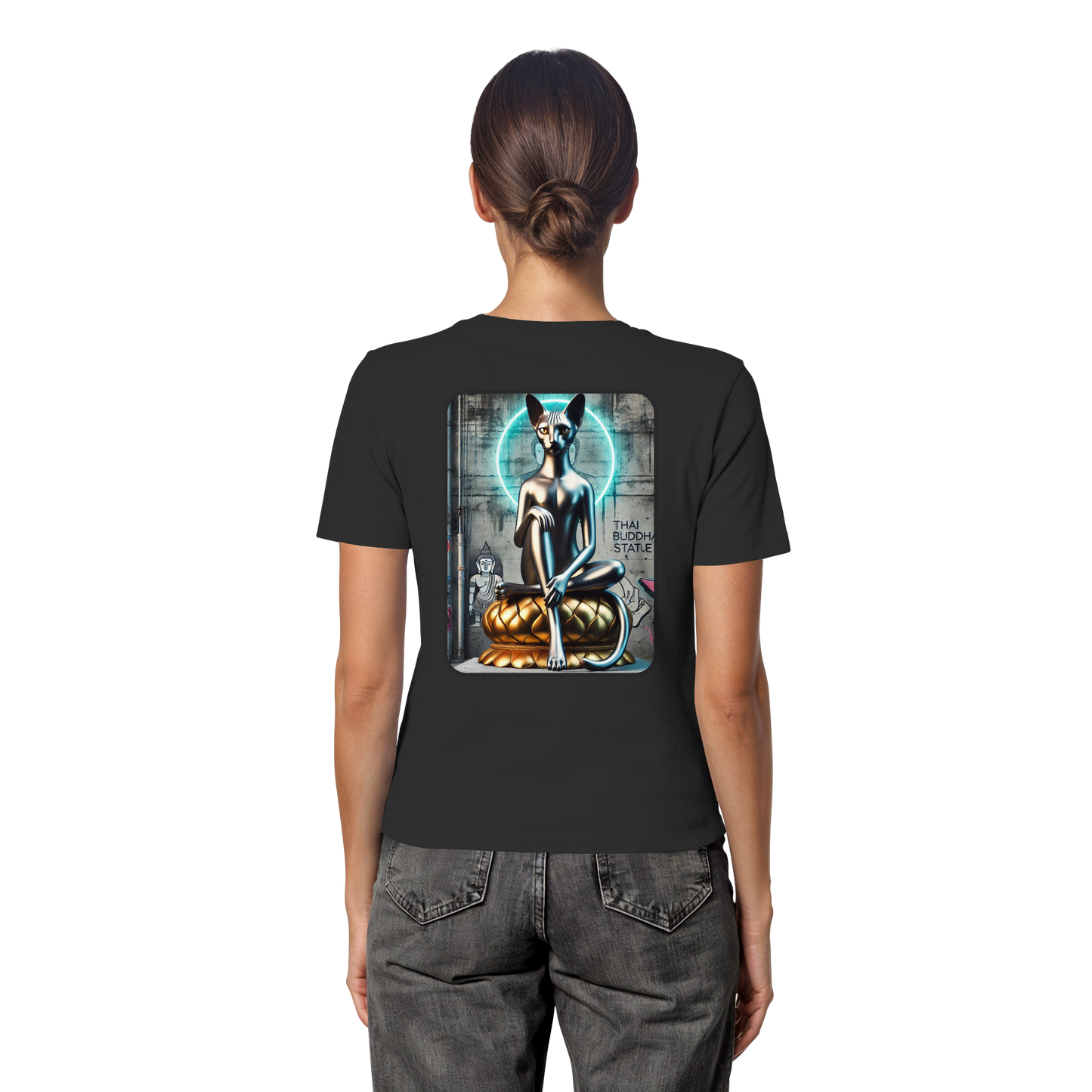 Mystic Cat - Fitted Ladies Organic Shirt