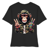 Jungle Ink Monkey - Fitted Ladies Organic Shirt